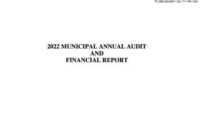2022 Municipal Annual Audit and Financial Report