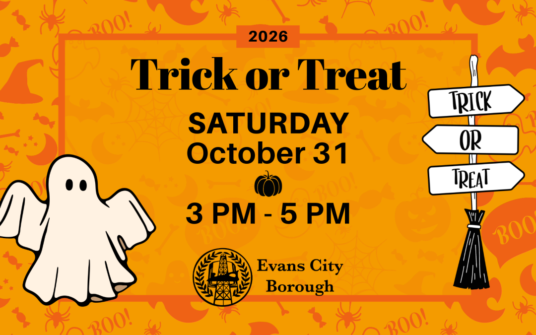 Evans City Trick-or-Treat Time Announced for 2026