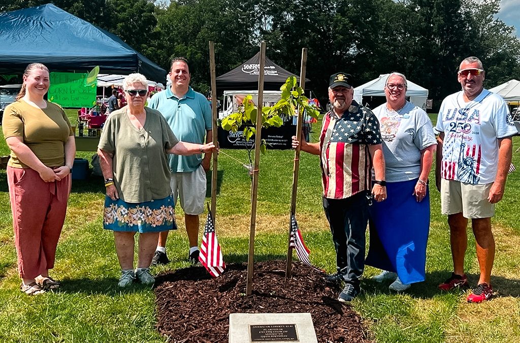 Evans City Borough and Harmony-Evans City VFW Post #499 Dedicate Elm Tree in Honor of America’s 250th Anniversary