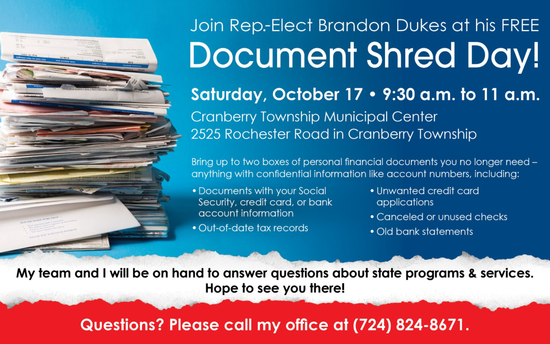 Free Document Shred Day